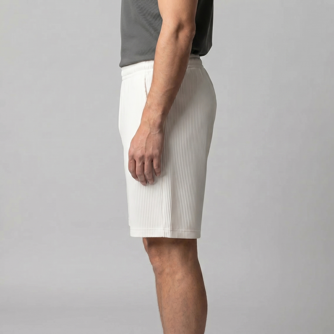 Men's Pleated Relaxed Fit Shorts