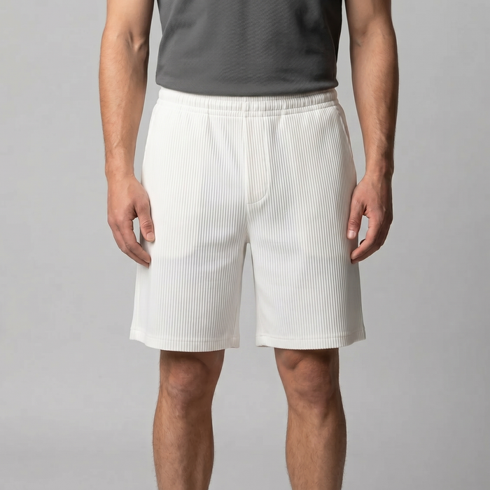Men's Pleated Relaxed Fit Shorts