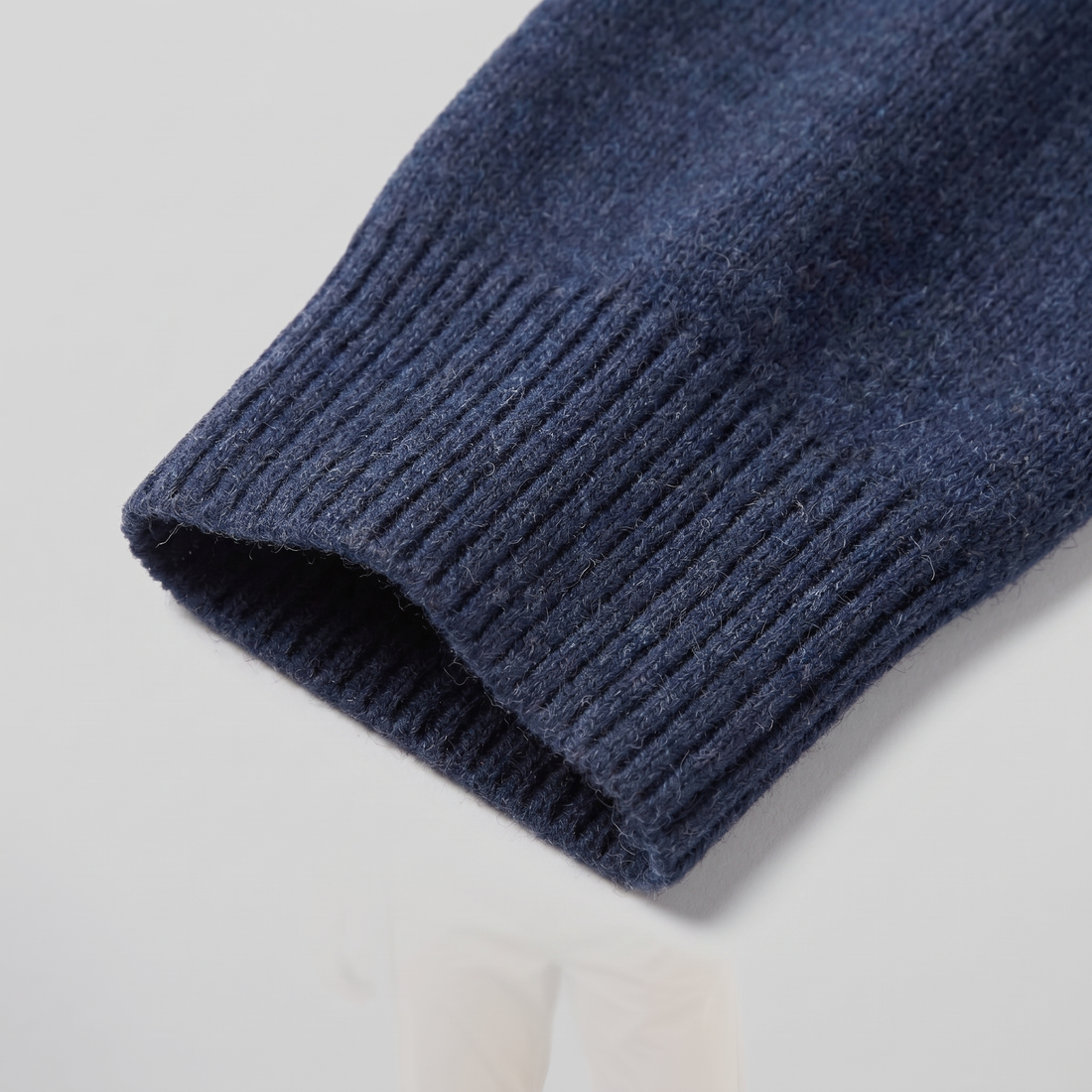 Men's Polo Collar Knit Sweater