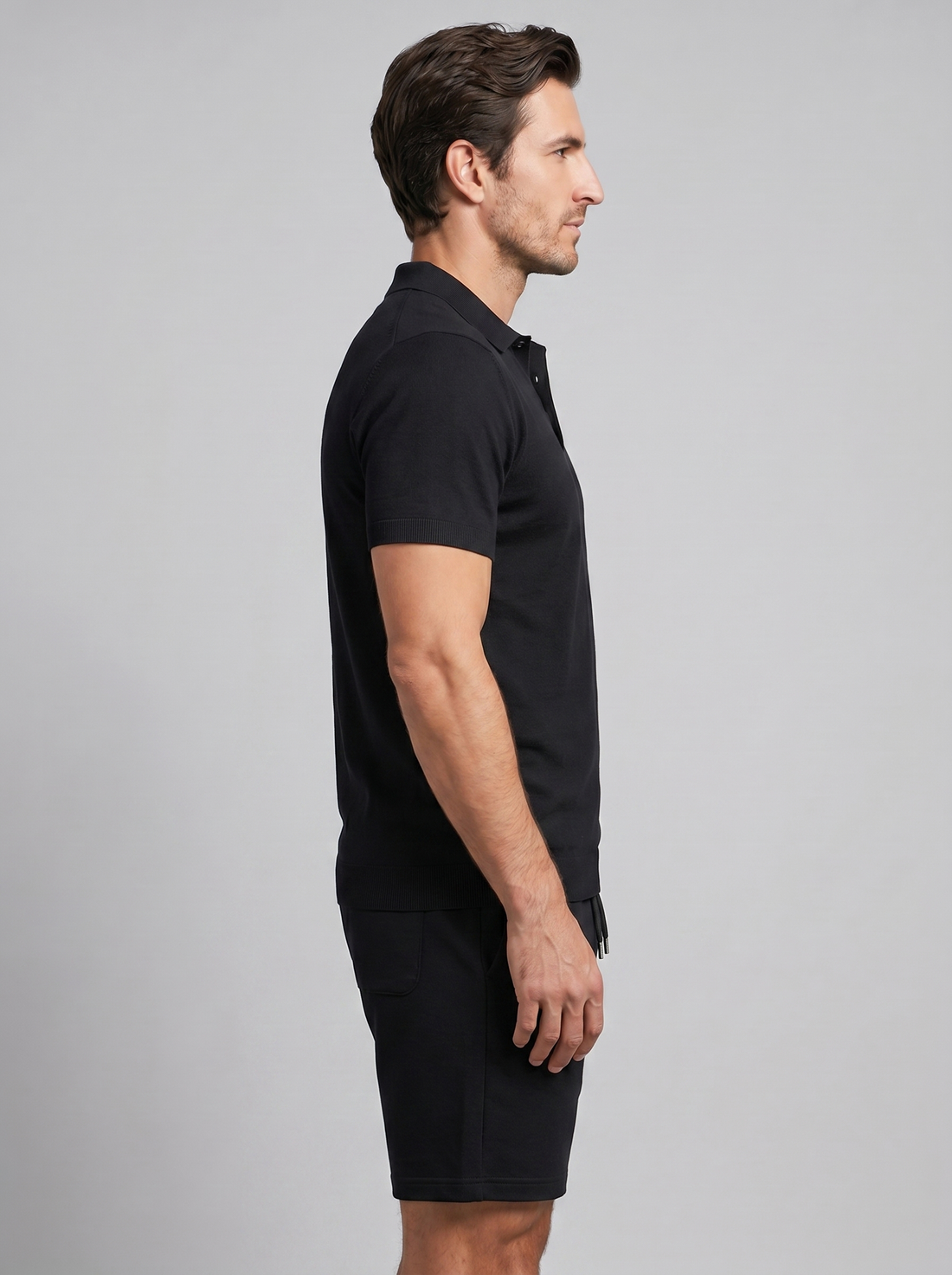 Men's Polo and Shorts Set