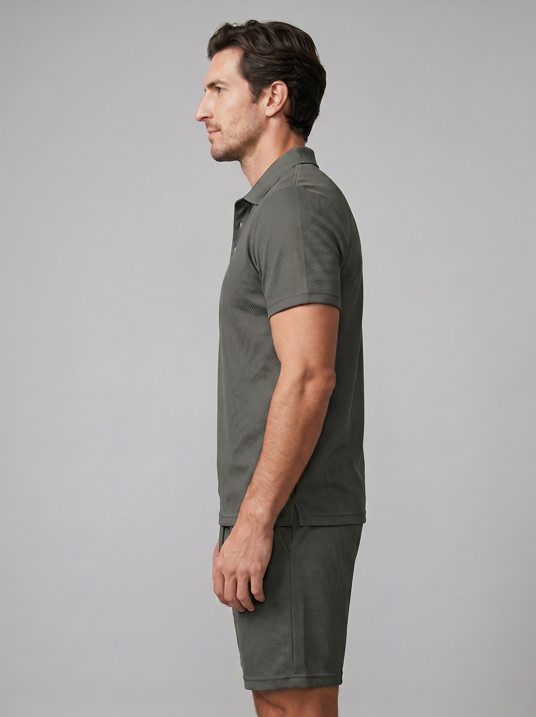 Men's Polo and Shorts Set