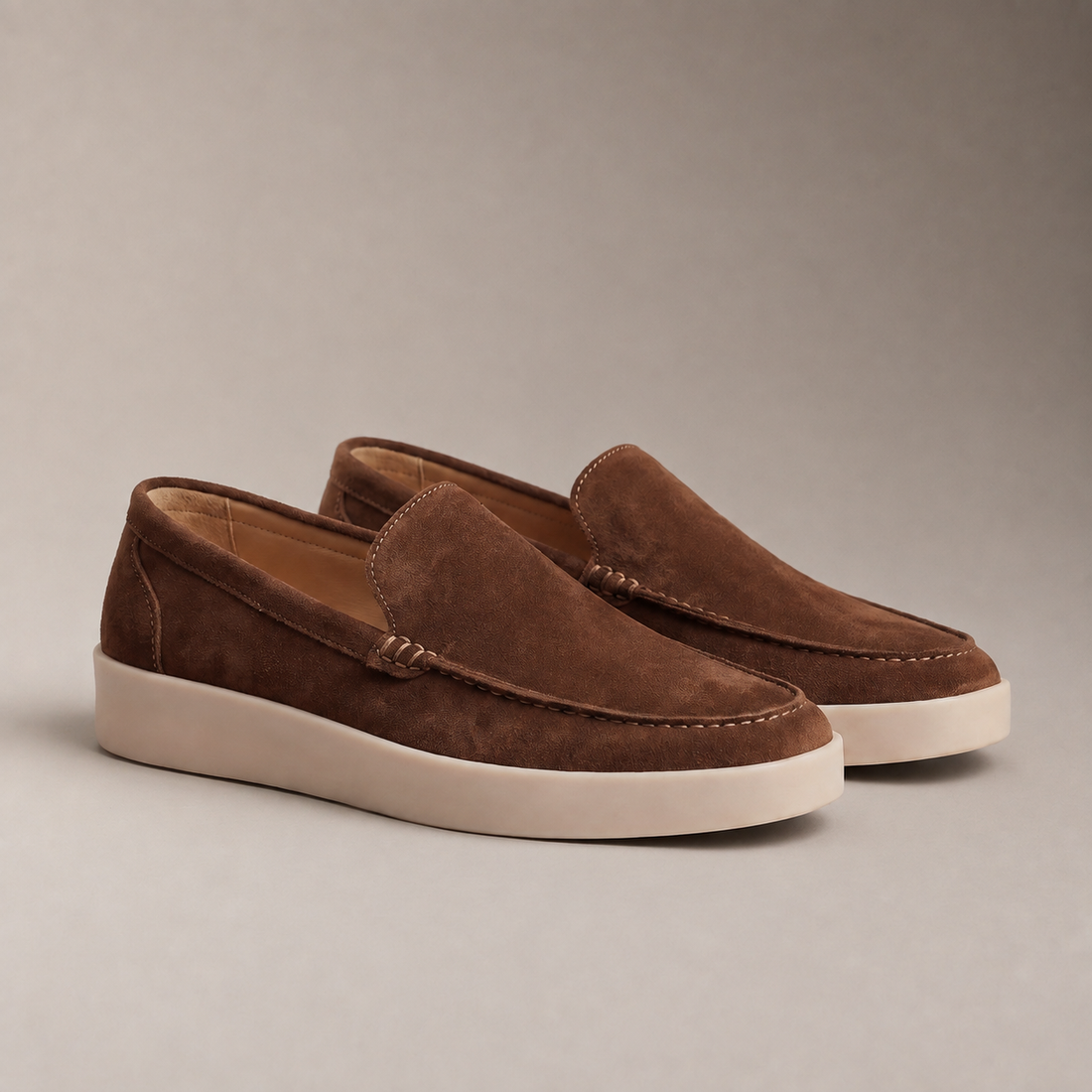 Men's Suede Slip-On Loafers