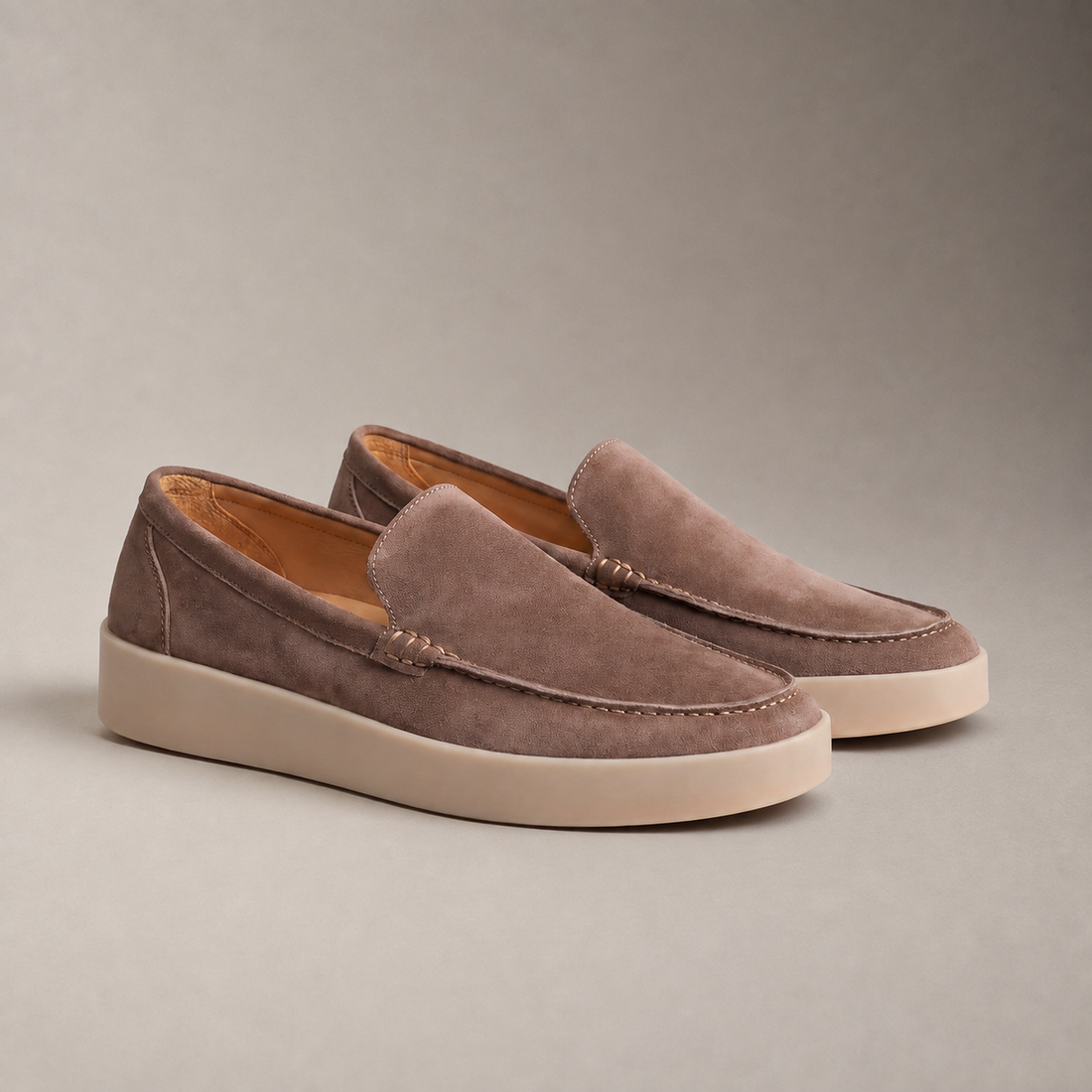 Men's Suede Slip-On Loafers