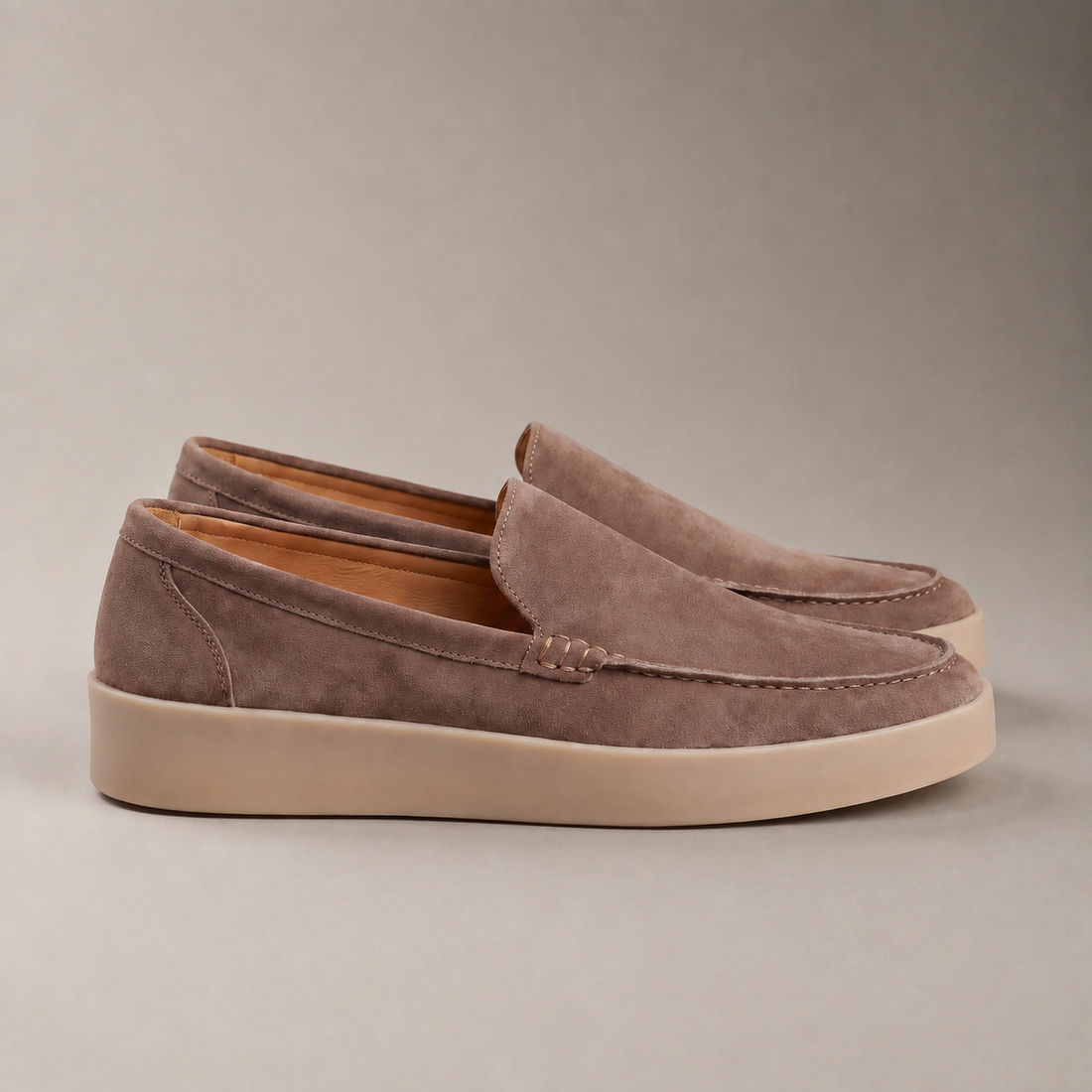 Men's Suede Slip-On Loafers