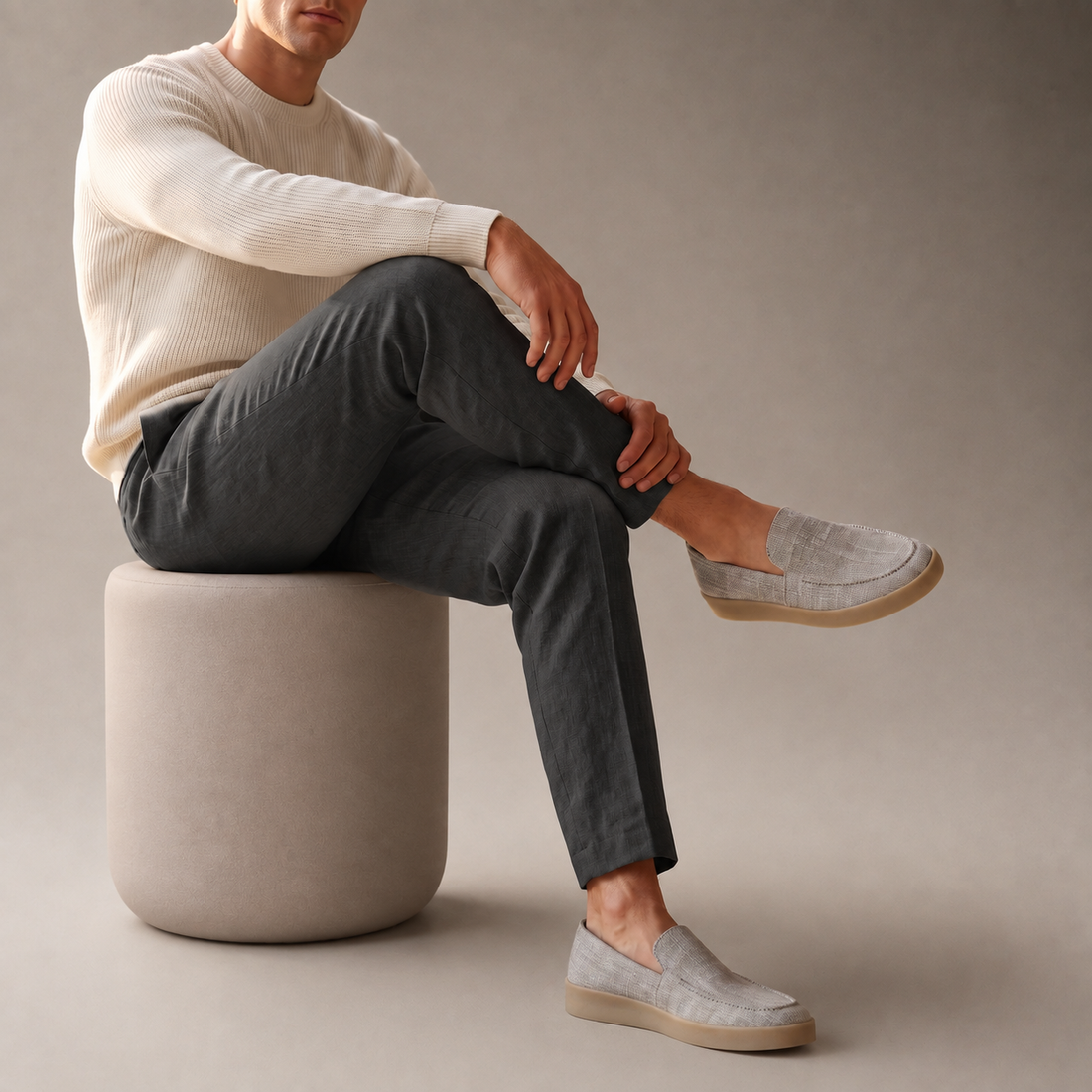 Men's Suede Slip-On Loafers