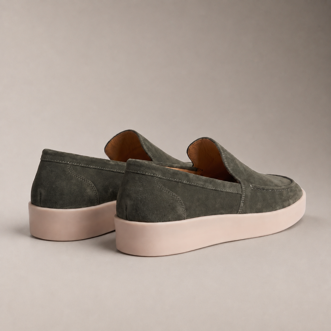 Men's Suede Slip-On Loafers