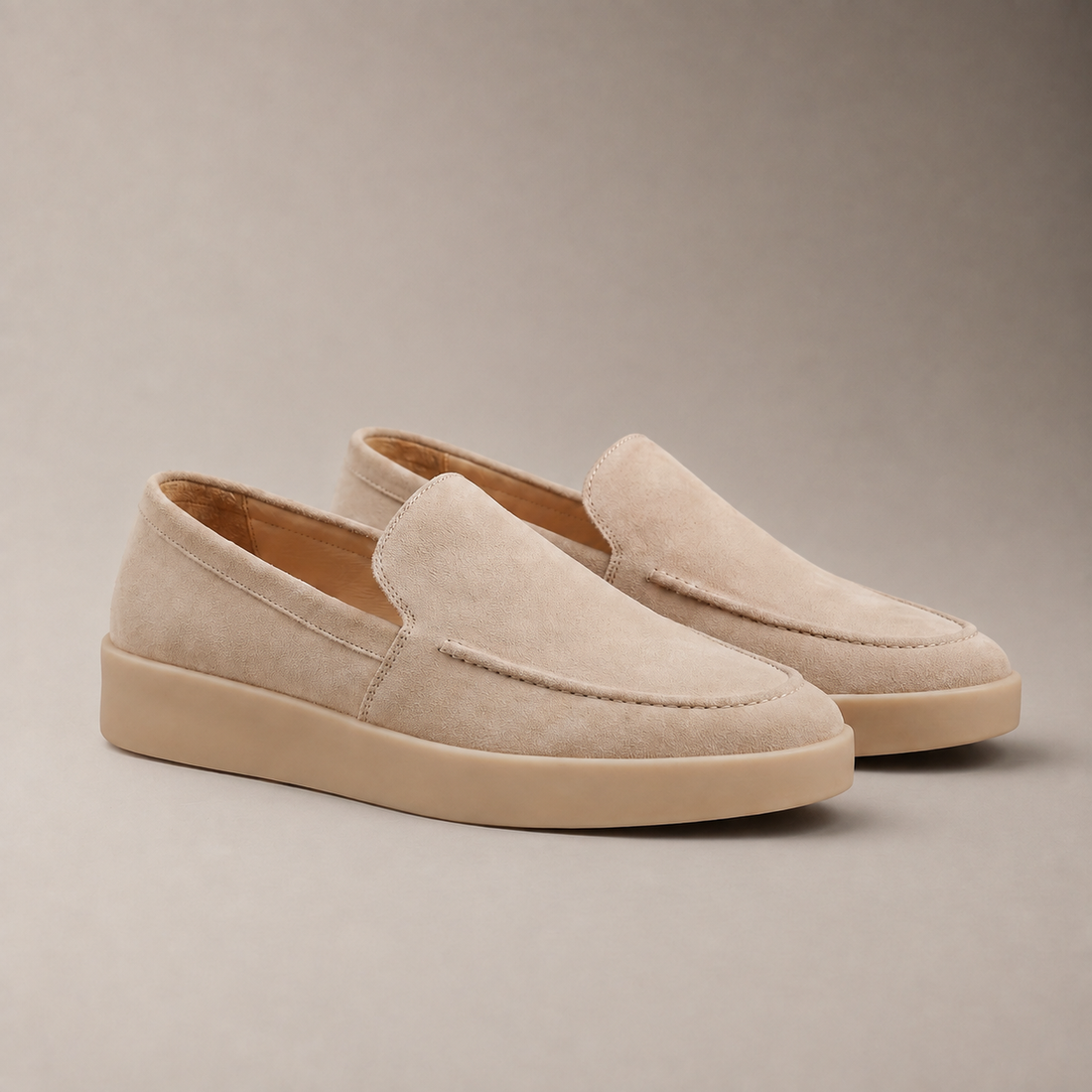 Men's Suede Slip-On Loafers