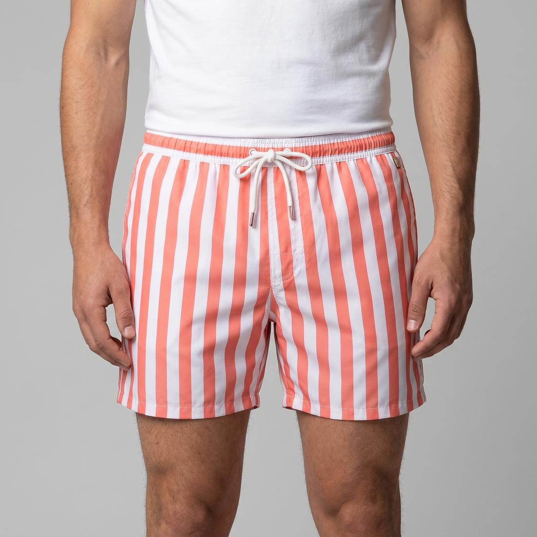 Men's Quick Dry Striped Swim Shorts