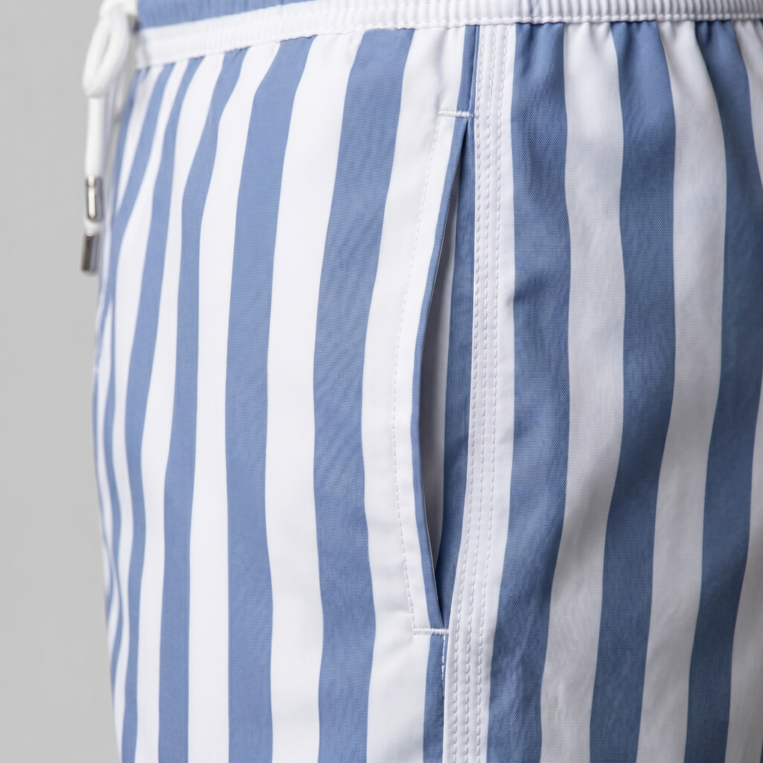 Men's Quick Dry Striped Swim Shorts