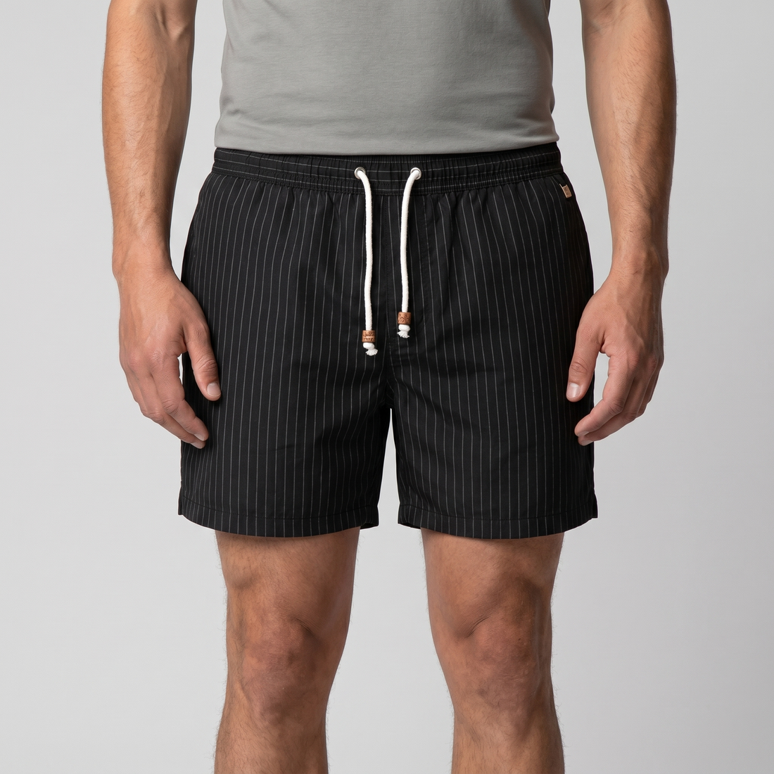 Men's Quick Dry Striped Swim Shorts