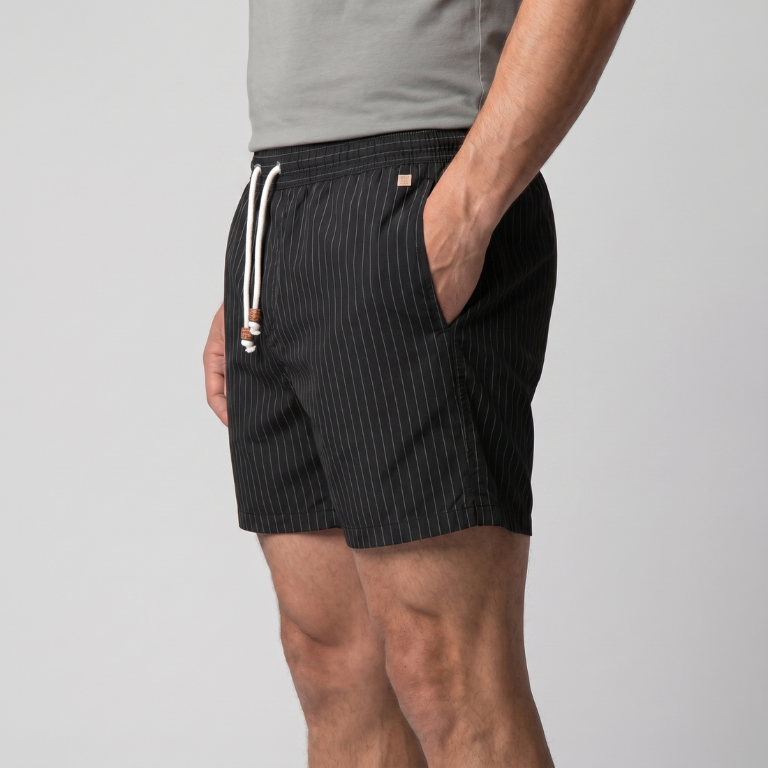 Men's Quick Dry Striped Swim Shorts