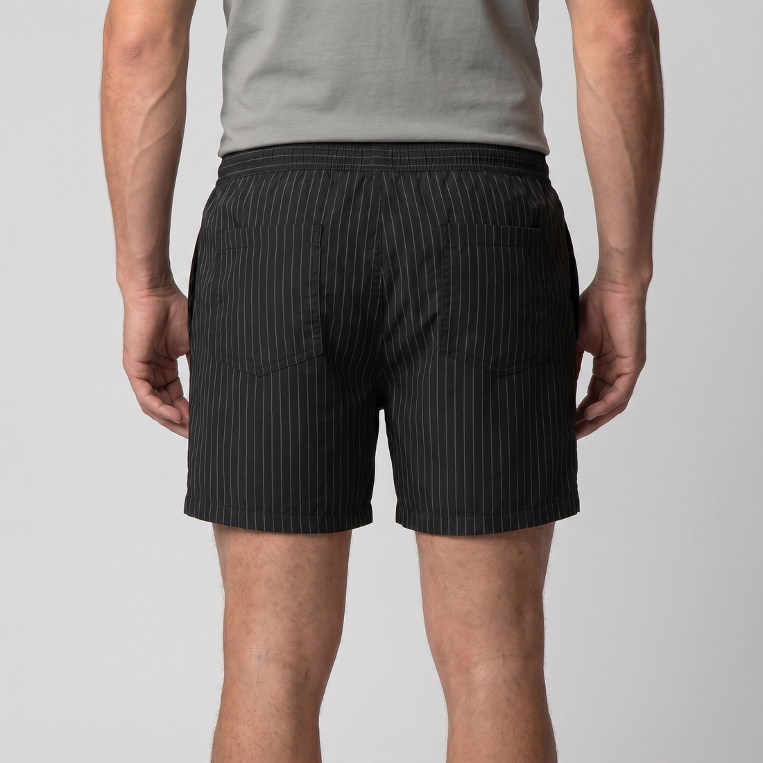 Men's Quick Dry Striped Swim Shorts