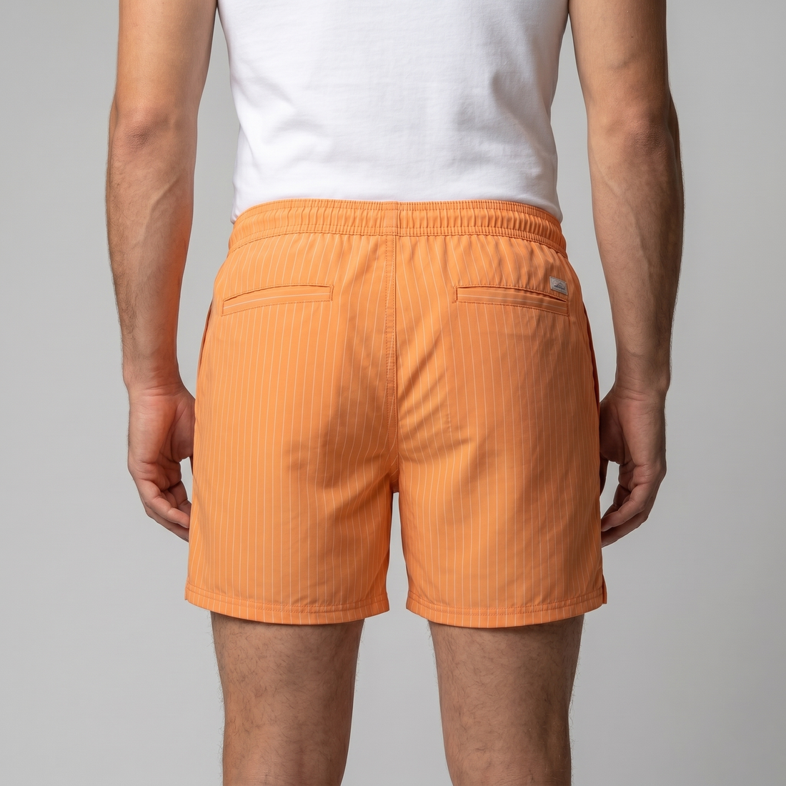 Men's Quick Dry Striped Swim Shorts