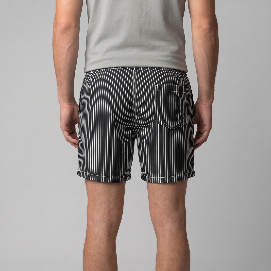 Men's Quick Dry Striped Swim Shorts