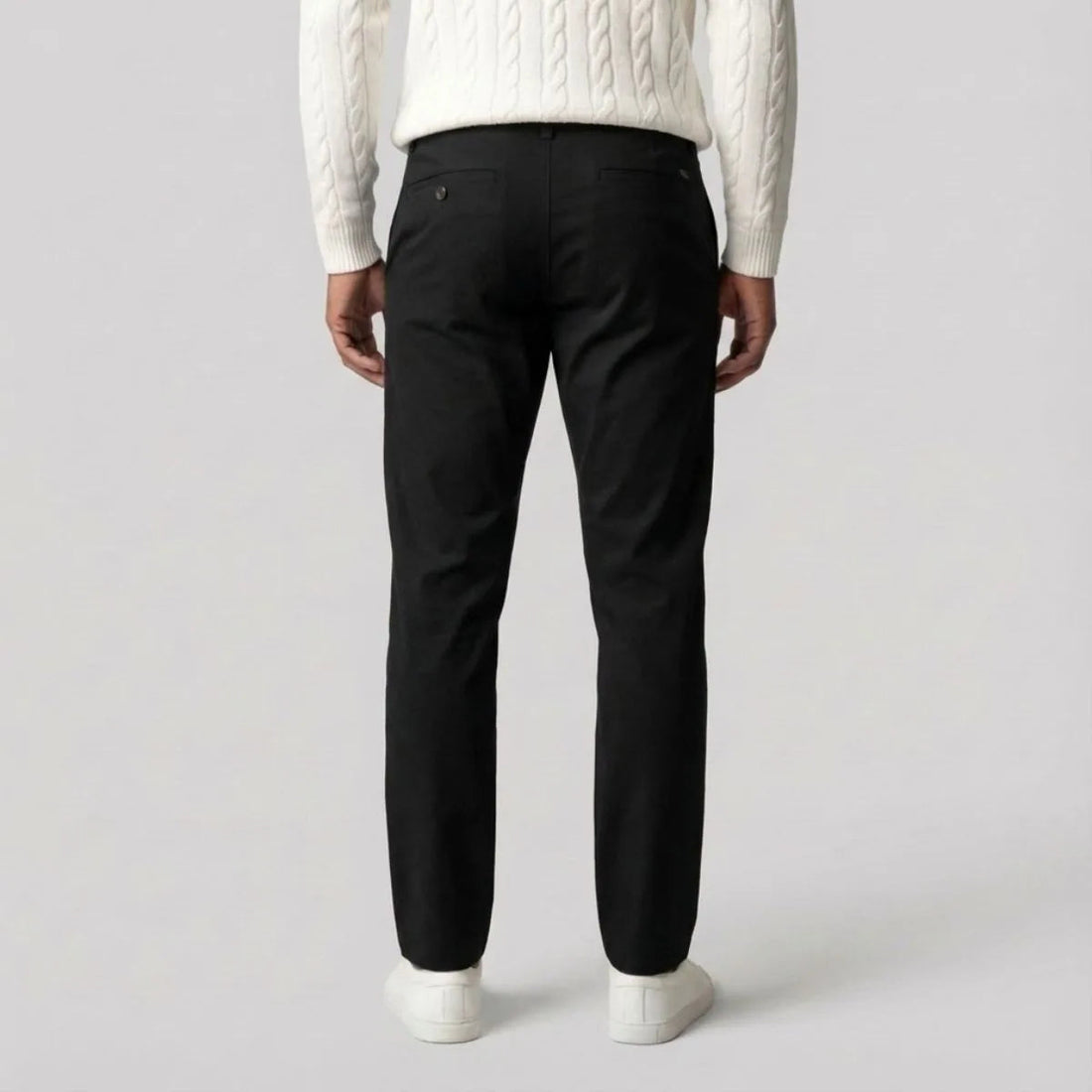 Men's Regular Fit Chino Pants with Straight Legs