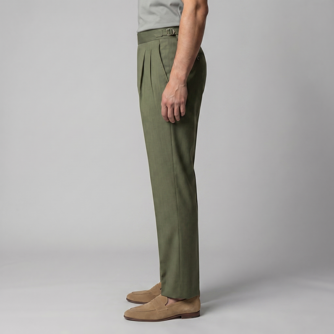 Men's Retro Straight Leg Trousers