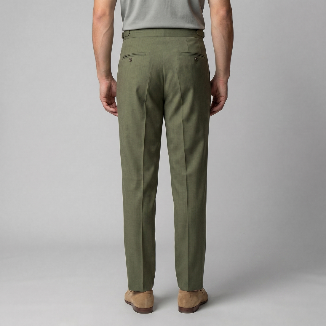 Men's Retro Straight Leg Trousers