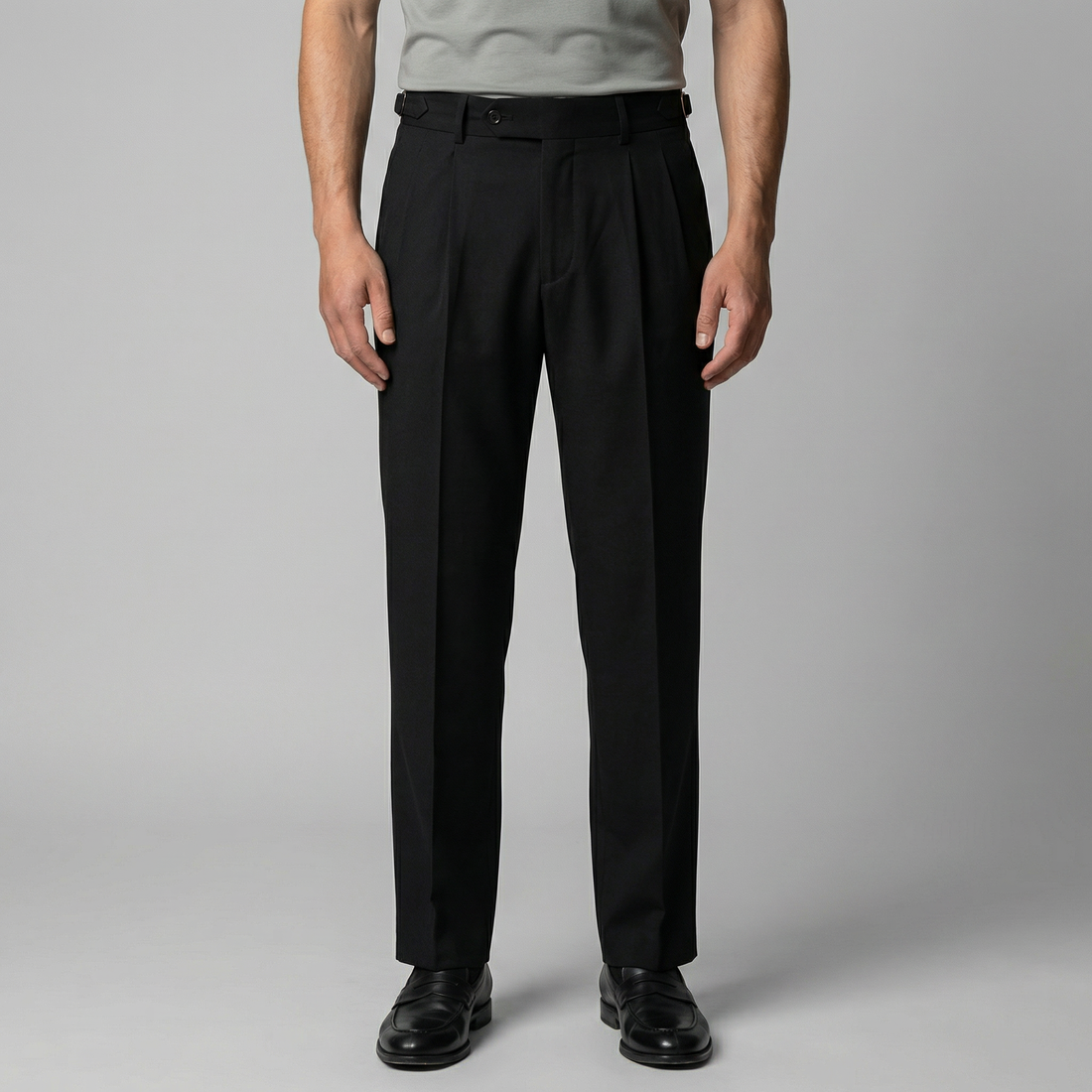 Men's Retro Straight Leg Trousers