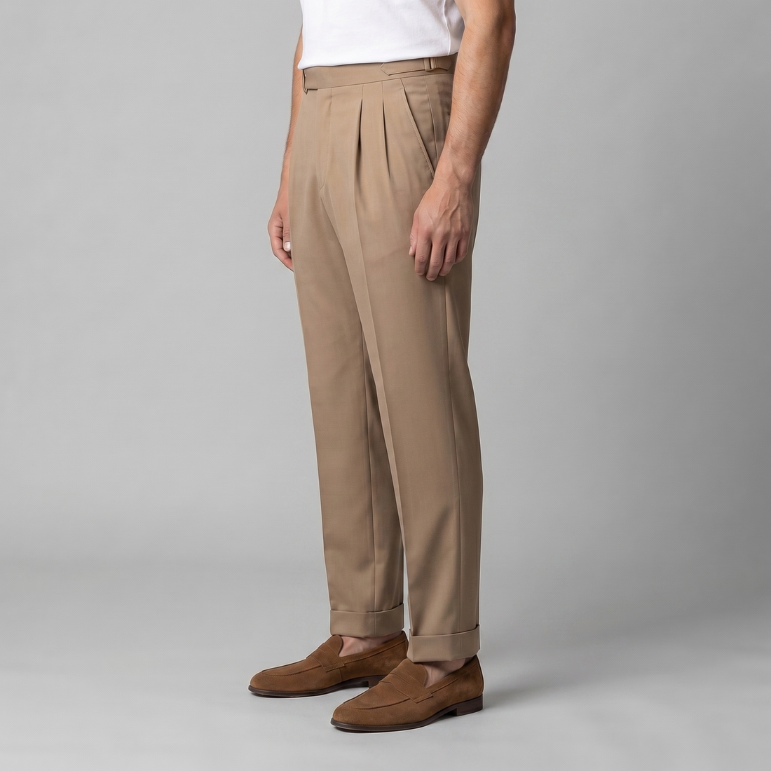 Men's Retro Straight Leg Trousers