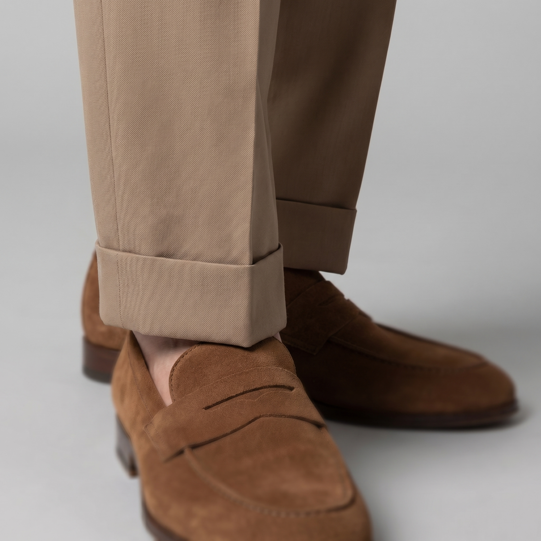 Men's Retro Straight Leg Trousers