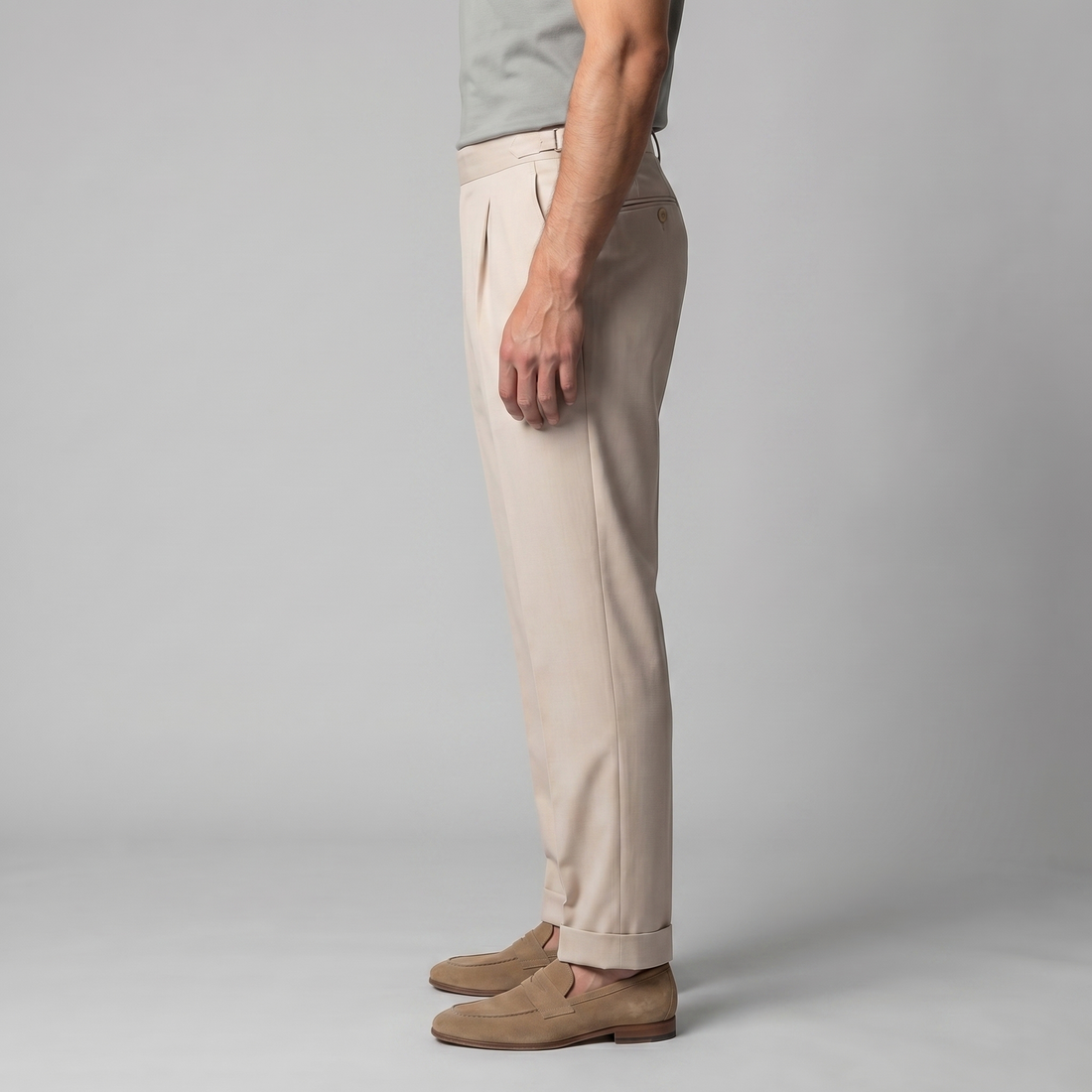Men's Retro Straight Leg Trousers