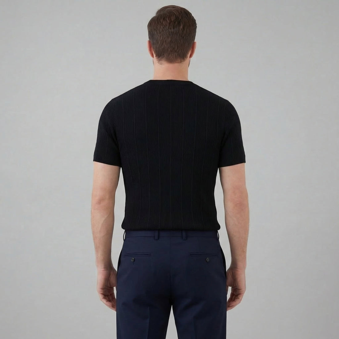 Men's Rib Knit T-Shirt