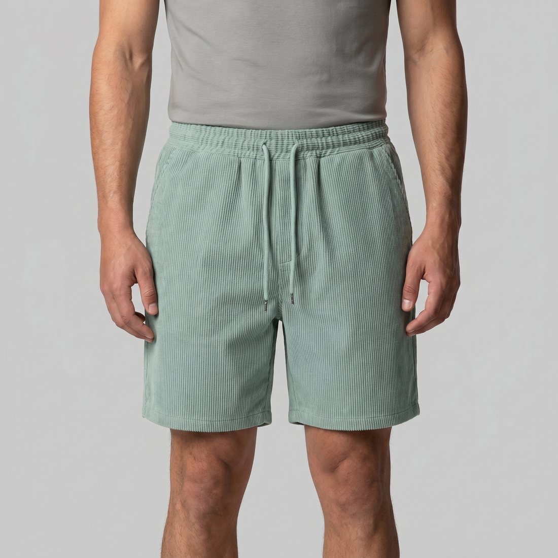 Men's Ribbed Casual Summer Shorts