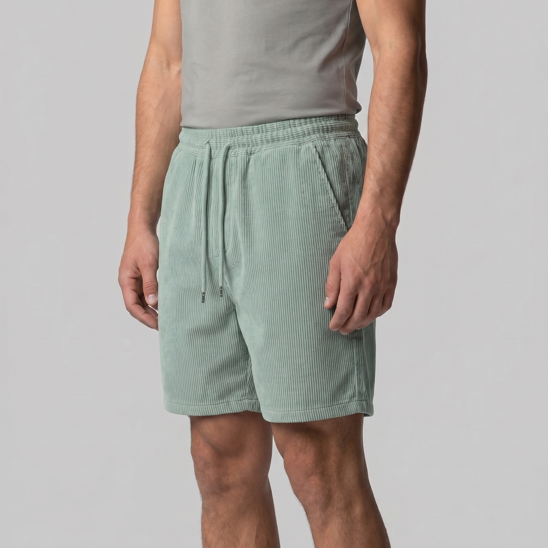 Men's Ribbed Casual Summer Shorts