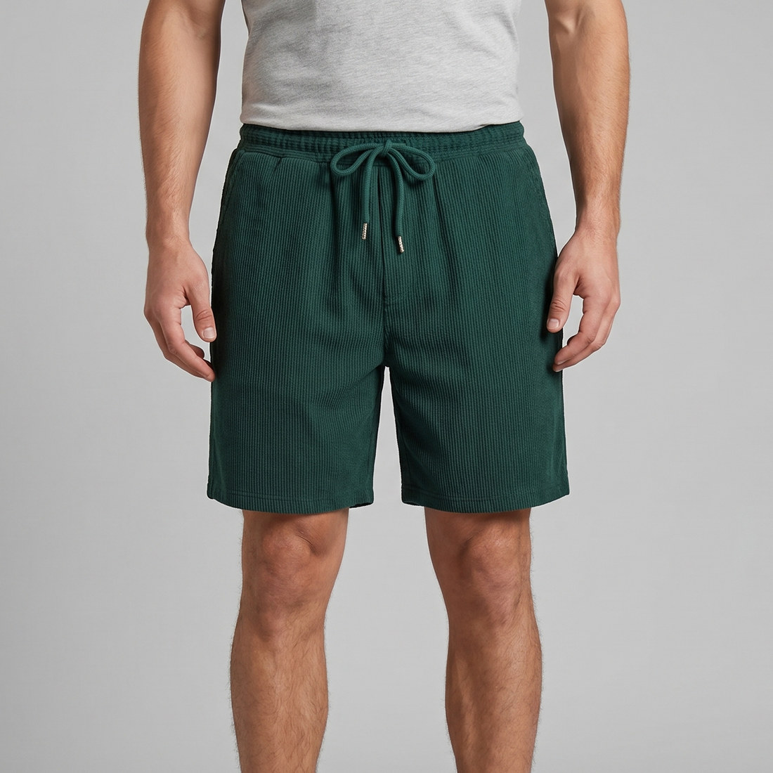 Men's Ribbed Casual Summer Shorts