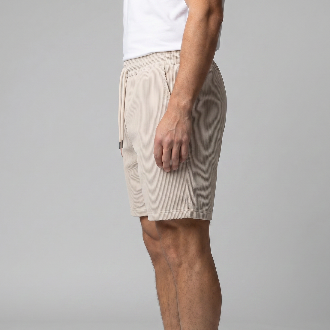 Men's Ribbed Casual Summer Shorts