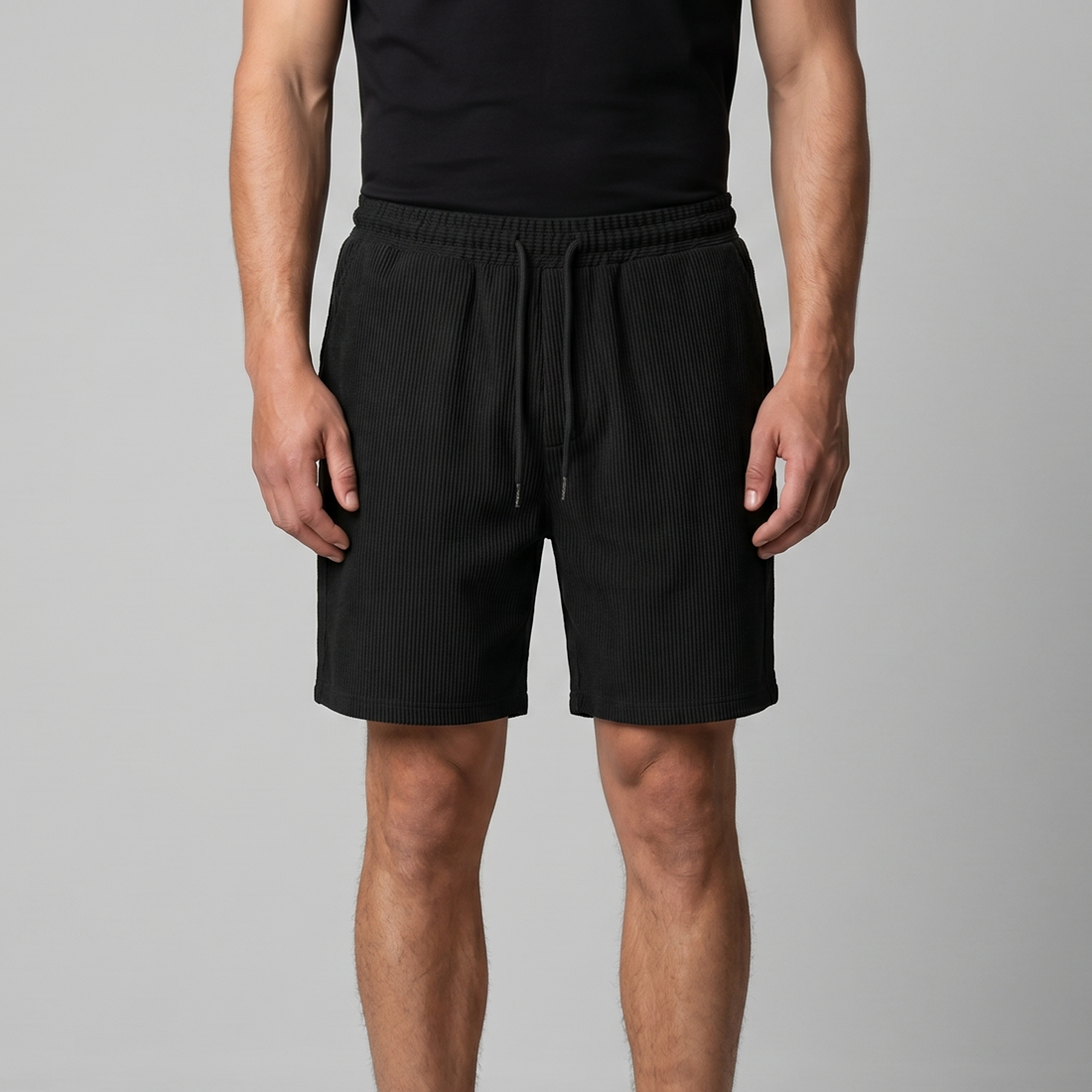 Men's Ribbed Casual Summer Shorts
