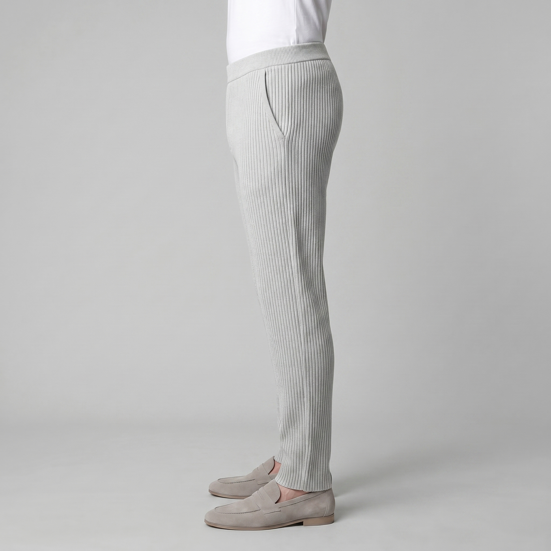 Men's Ribbed Trousers for Casual Comfort