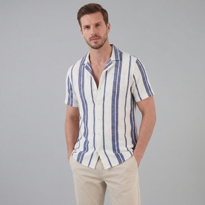 Men's Short Sleeve Button-Down Shirt