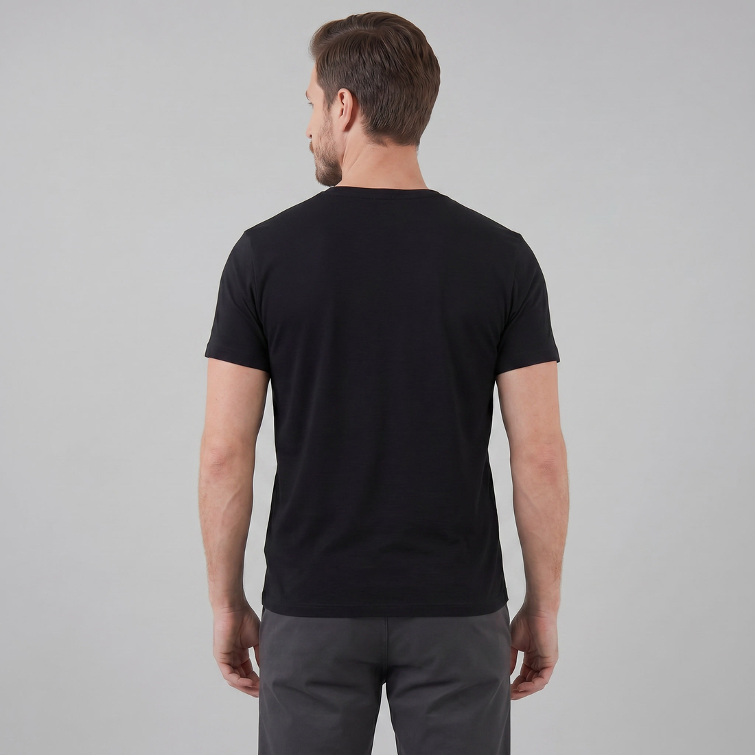 Men's Short Sleeve Henley Shirt