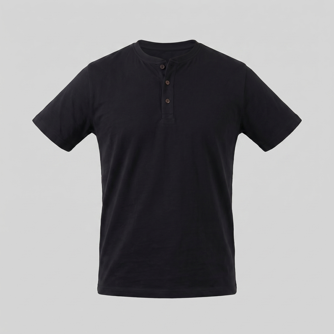 Men's Short Sleeve Henley Shirt