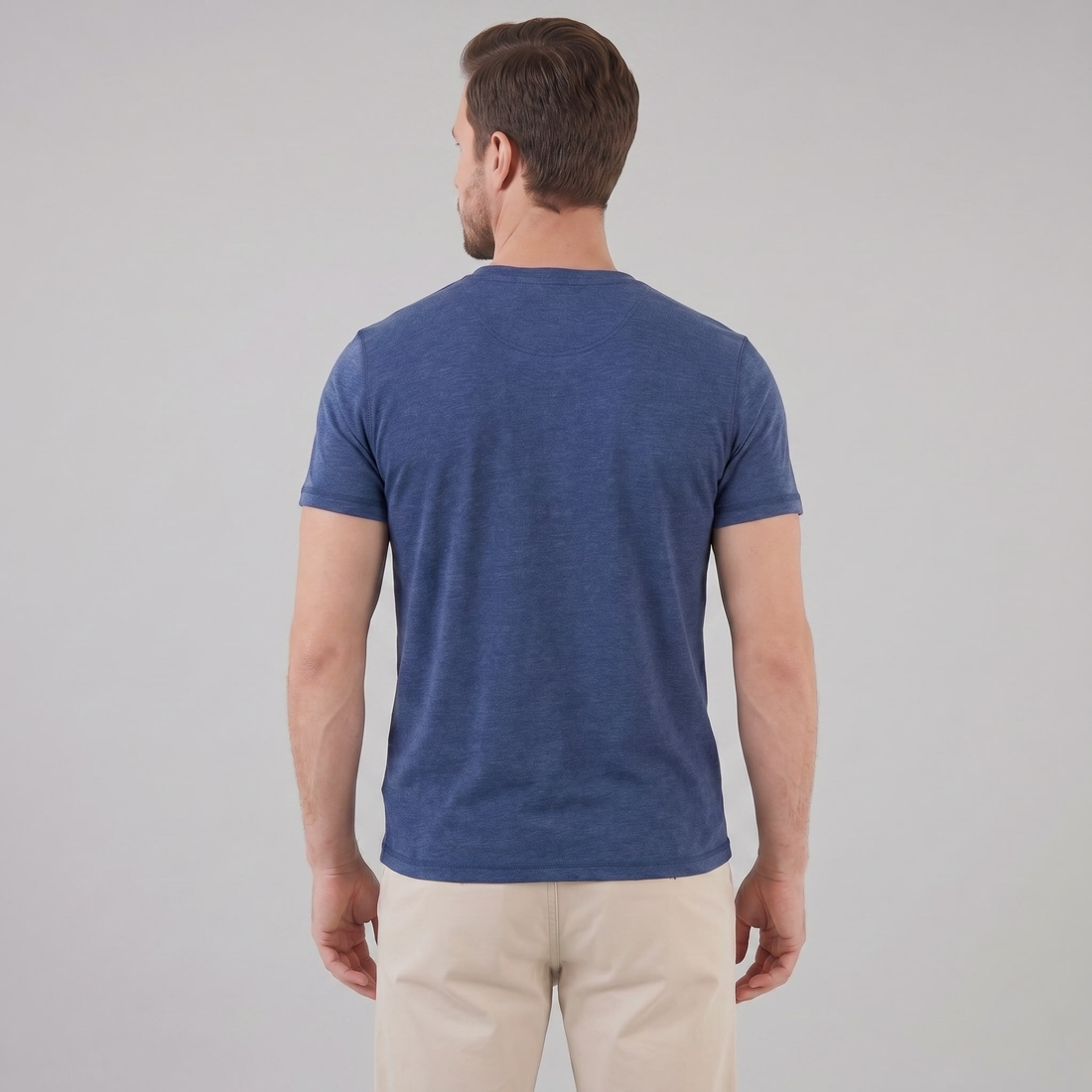 Men's Short Sleeve Henley Shirt