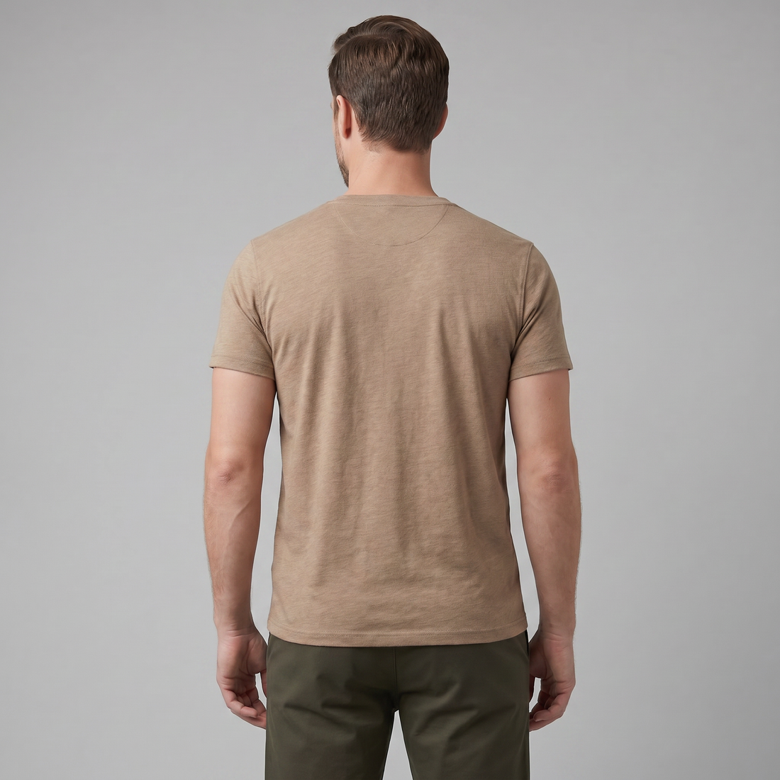 Men's Short Sleeve Henley Shirt