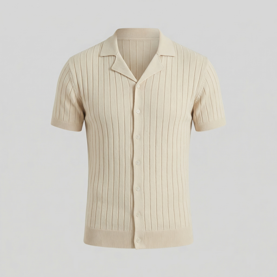 Men's Short Sleeve Knitted Shirt