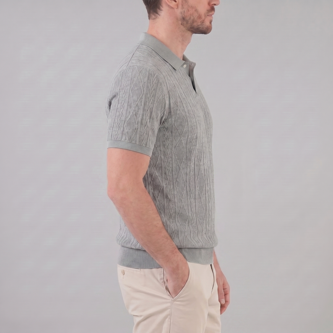 Men's Short Sleeve Polo Shirt - Casual Classic Design