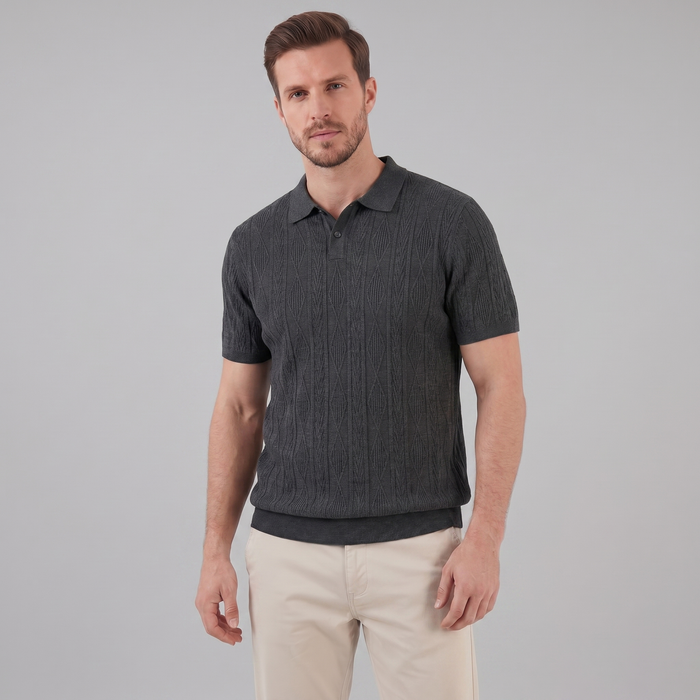 Men's Short Sleeve Polo Shirt - Casual Classic Design