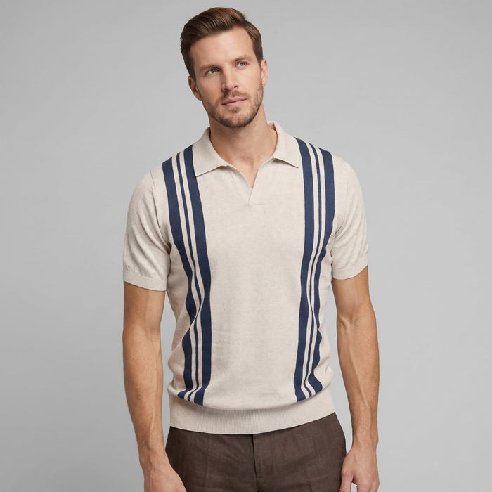 Men's Short Sleeve Polo Shirt - Lightweight Breathable Style