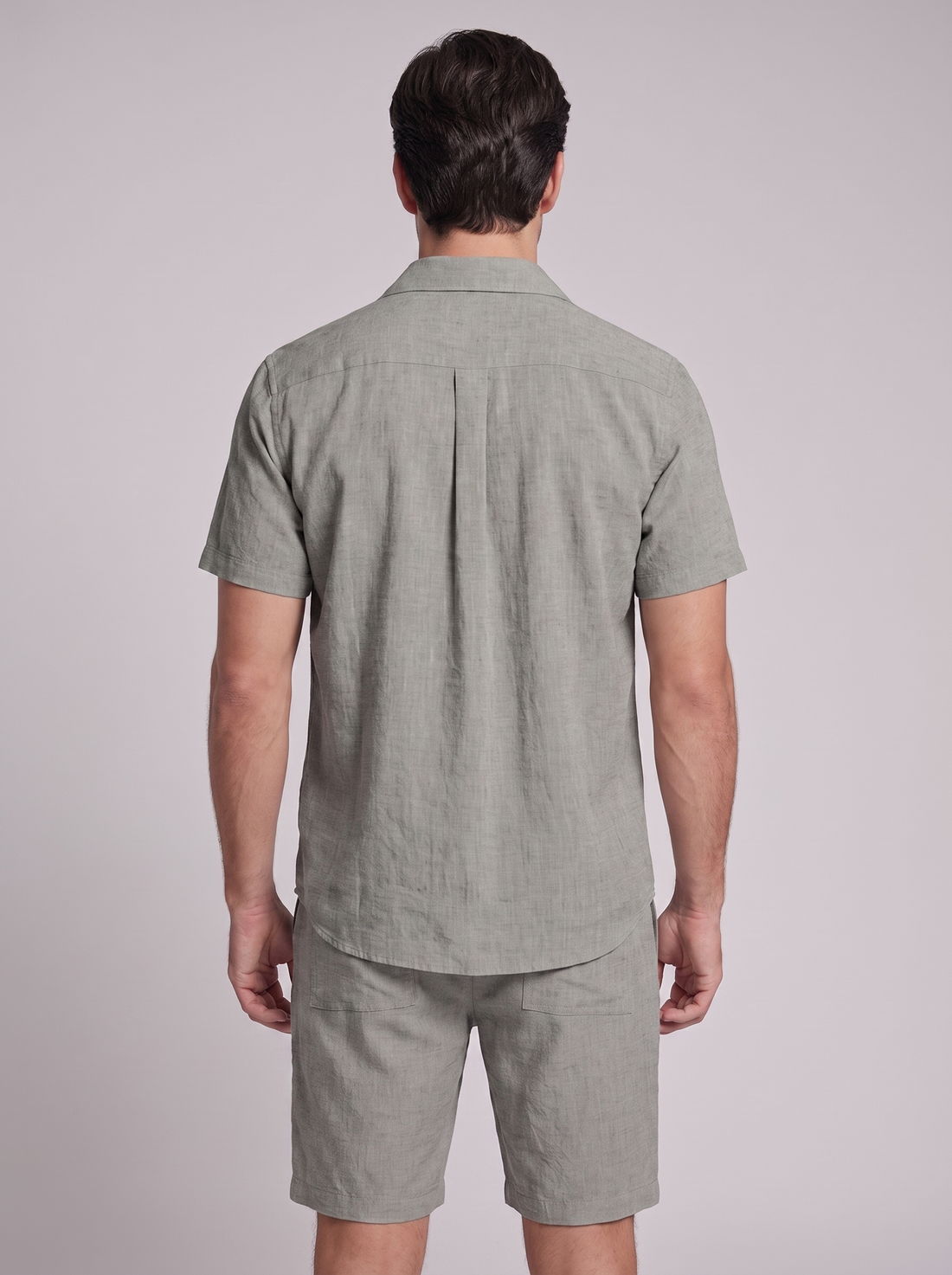 Men's Short Sleeve Shirt and Shorts Co-Ord Set