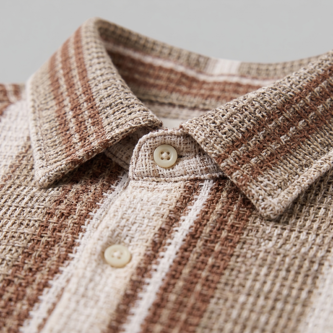 Men's Short-Sleeve Striped Shirt