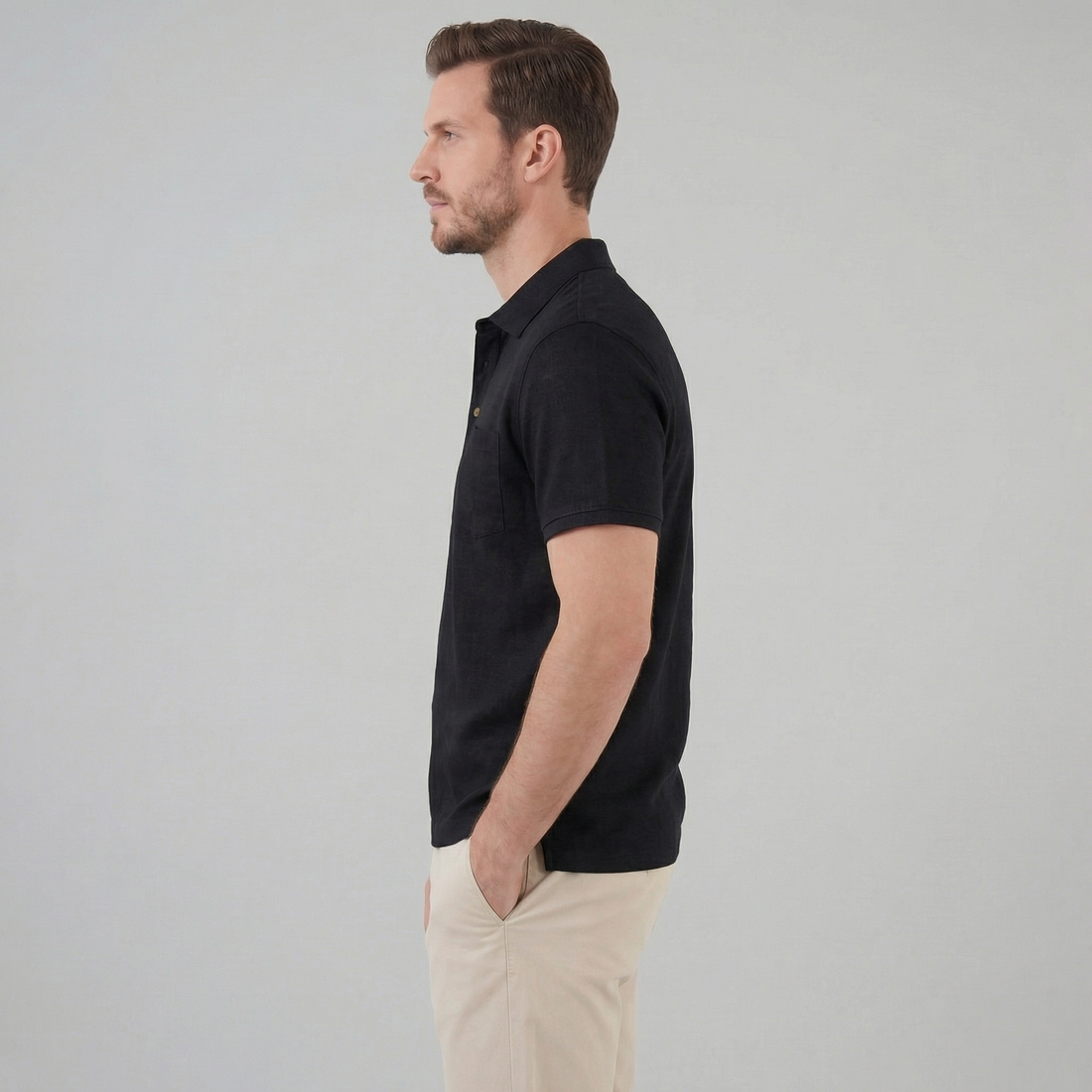Men's Short Sleeve Summer Polo Shirt