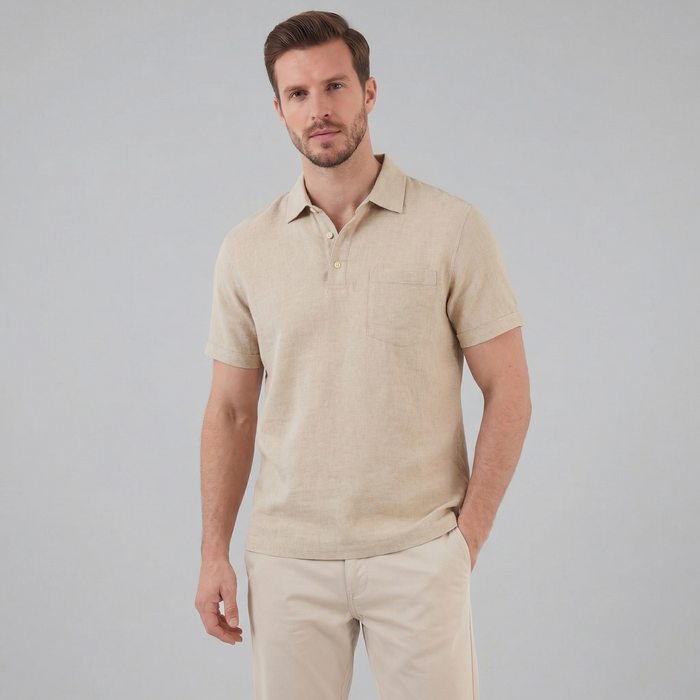 Men's Short Sleeve Summer Polo Shirt