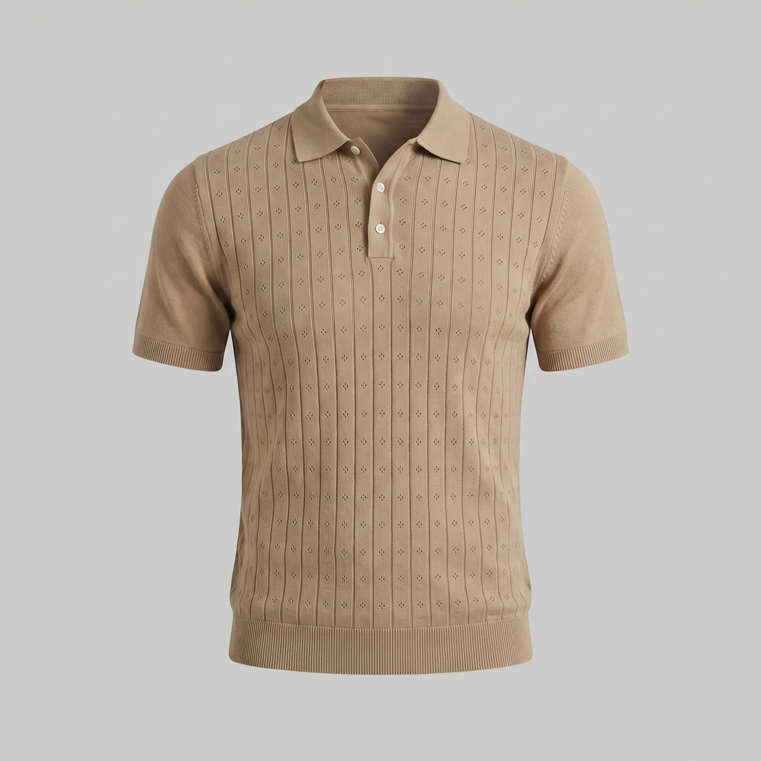 Men's Short-Sleeved Casual Polo Shirt
