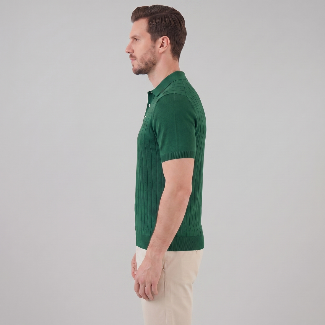 Men's Short-Sleeved Casual Polo Shirt