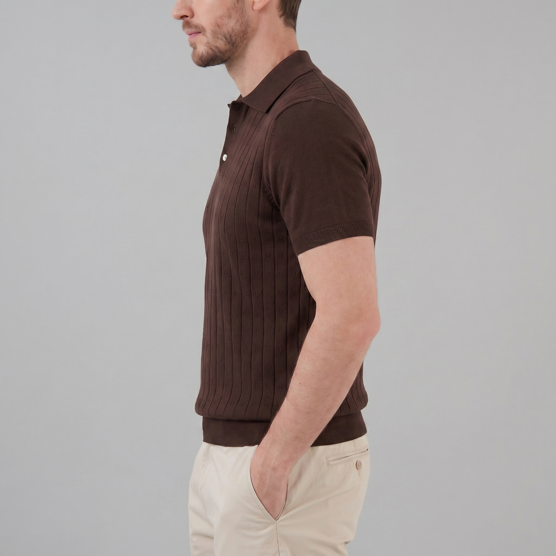 Men's Short-Sleeved Casual Polo Shirt