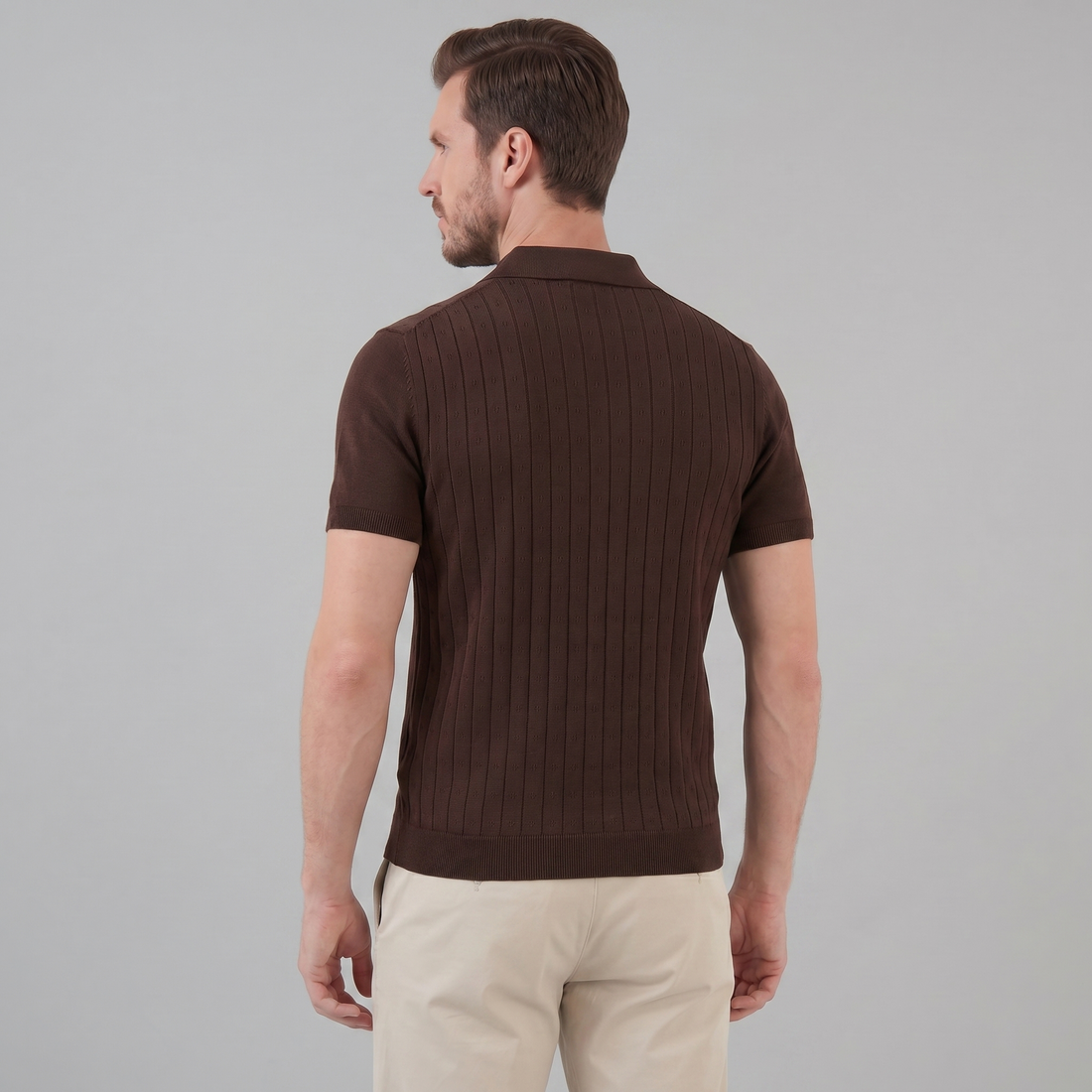 Men's Short-Sleeved Casual Polo Shirt