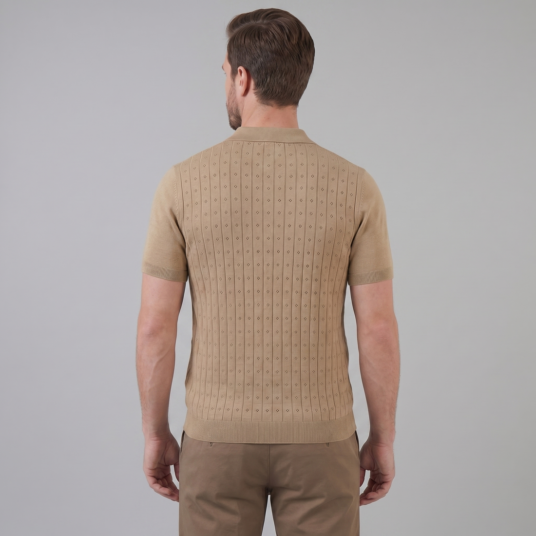 Men's Short-Sleeved Casual Polo Shirt